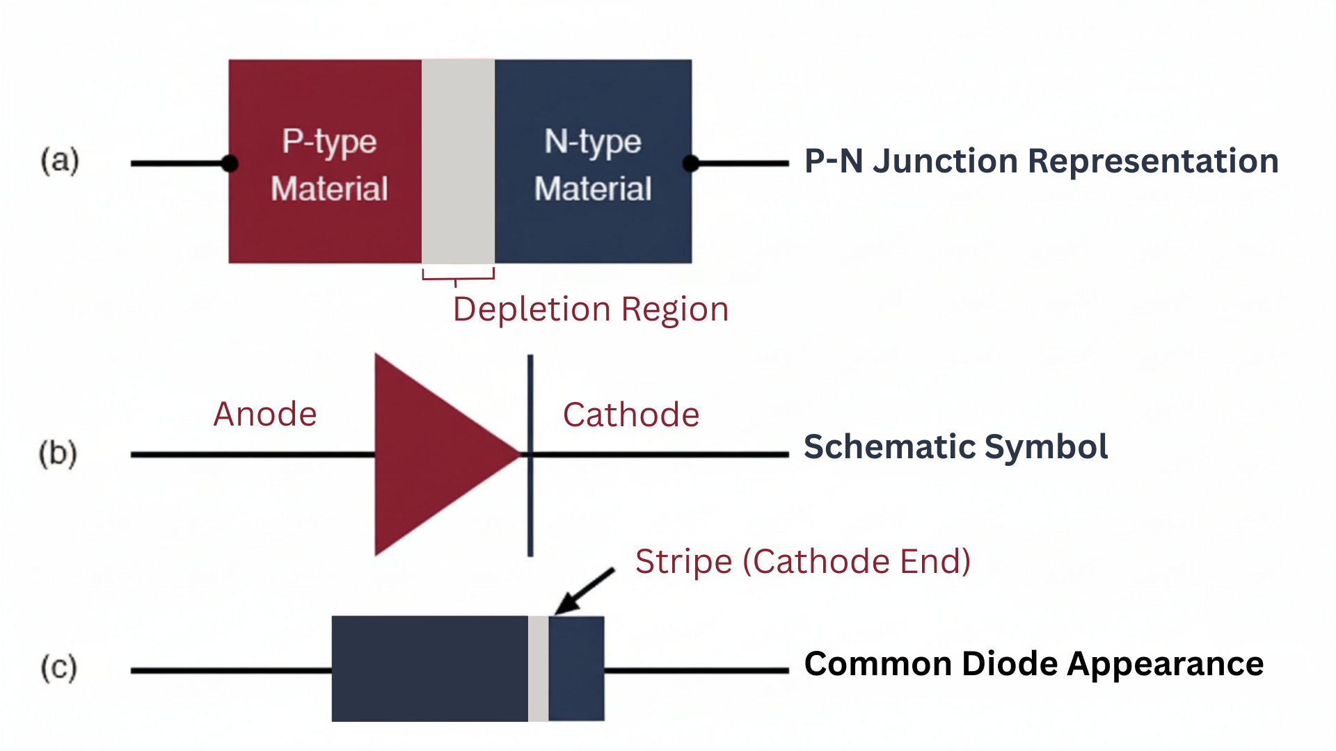 Regular diode appearance