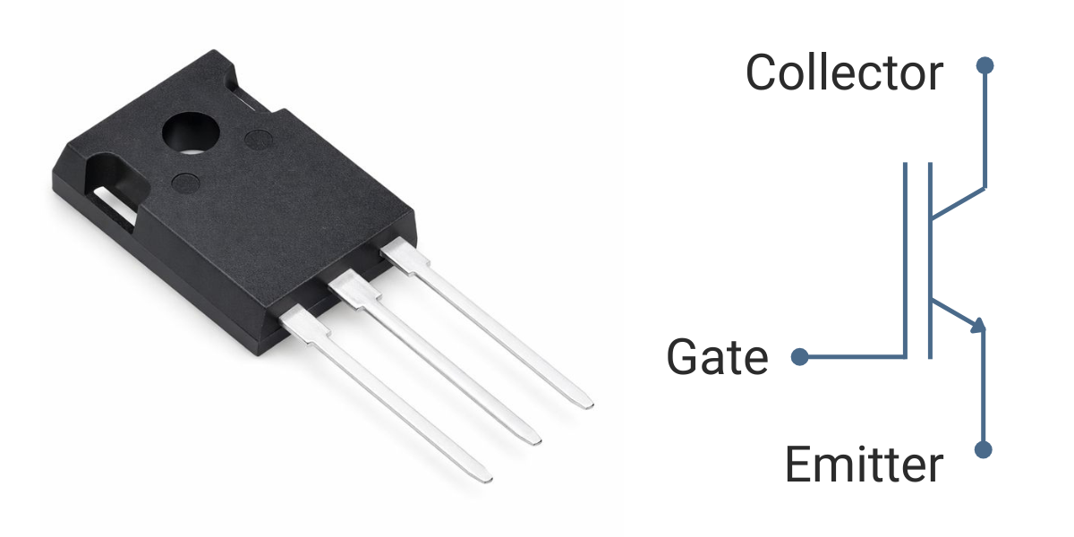 Insulated-Gate Bipolar Transistor (IGBT) power semiconductor device used in medium- to high-voltage power electronics applications