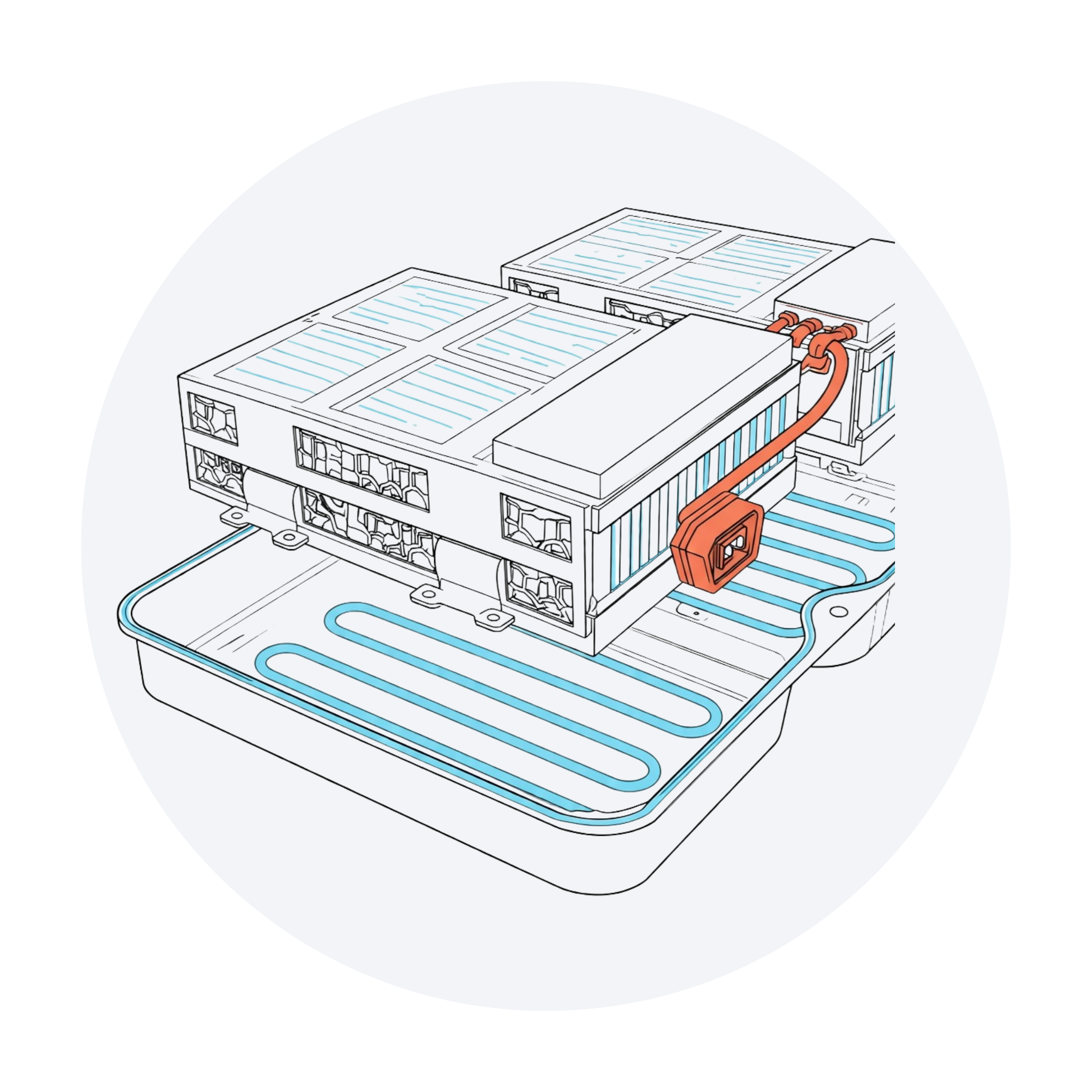Module-to-pack bonding using structural adhesives to secure battery modules within EV battery enclosure