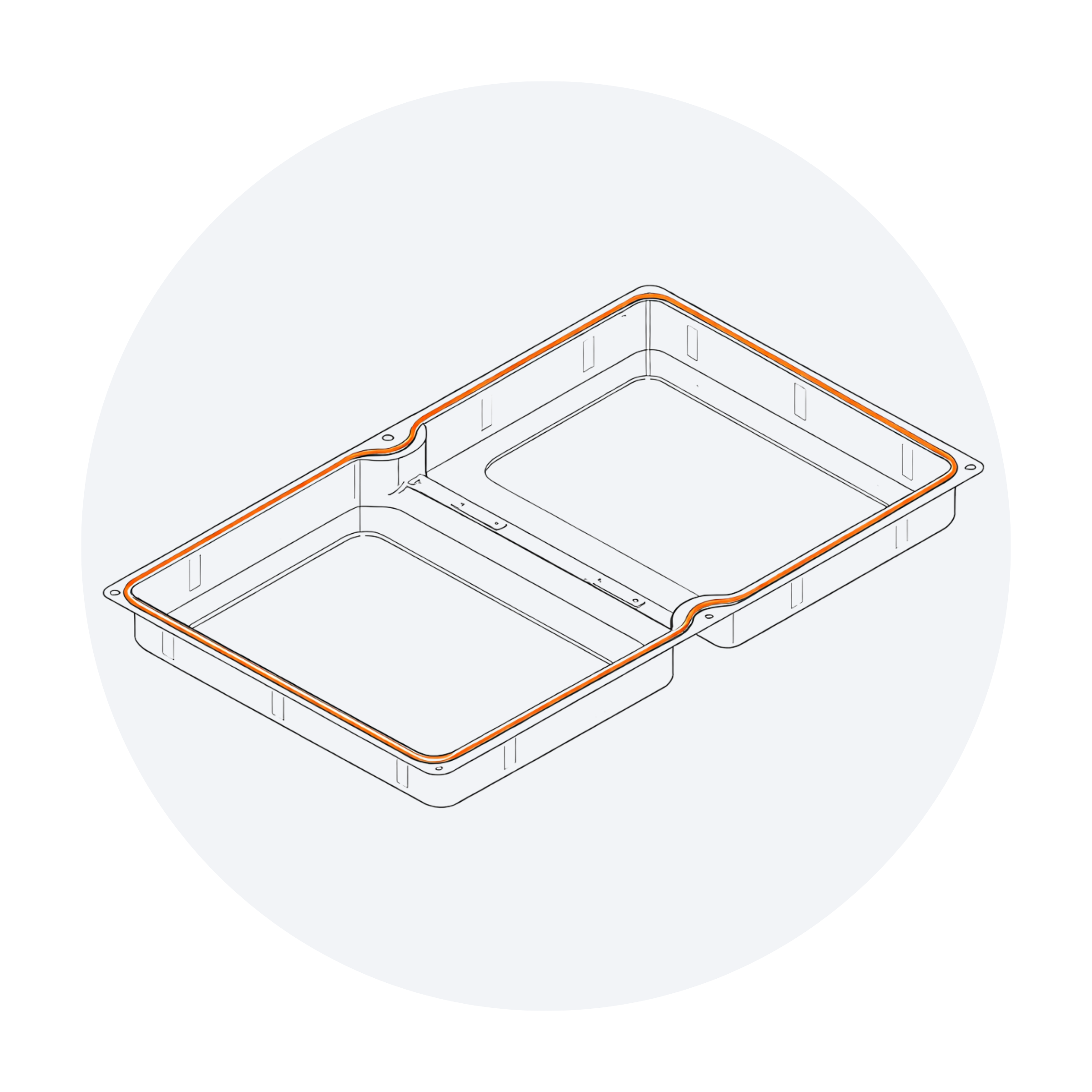 Sealants and gaskets used at battery pack enclosure interfaces such as cover-to-tray sealing to ensure environmental protection and structural integrity