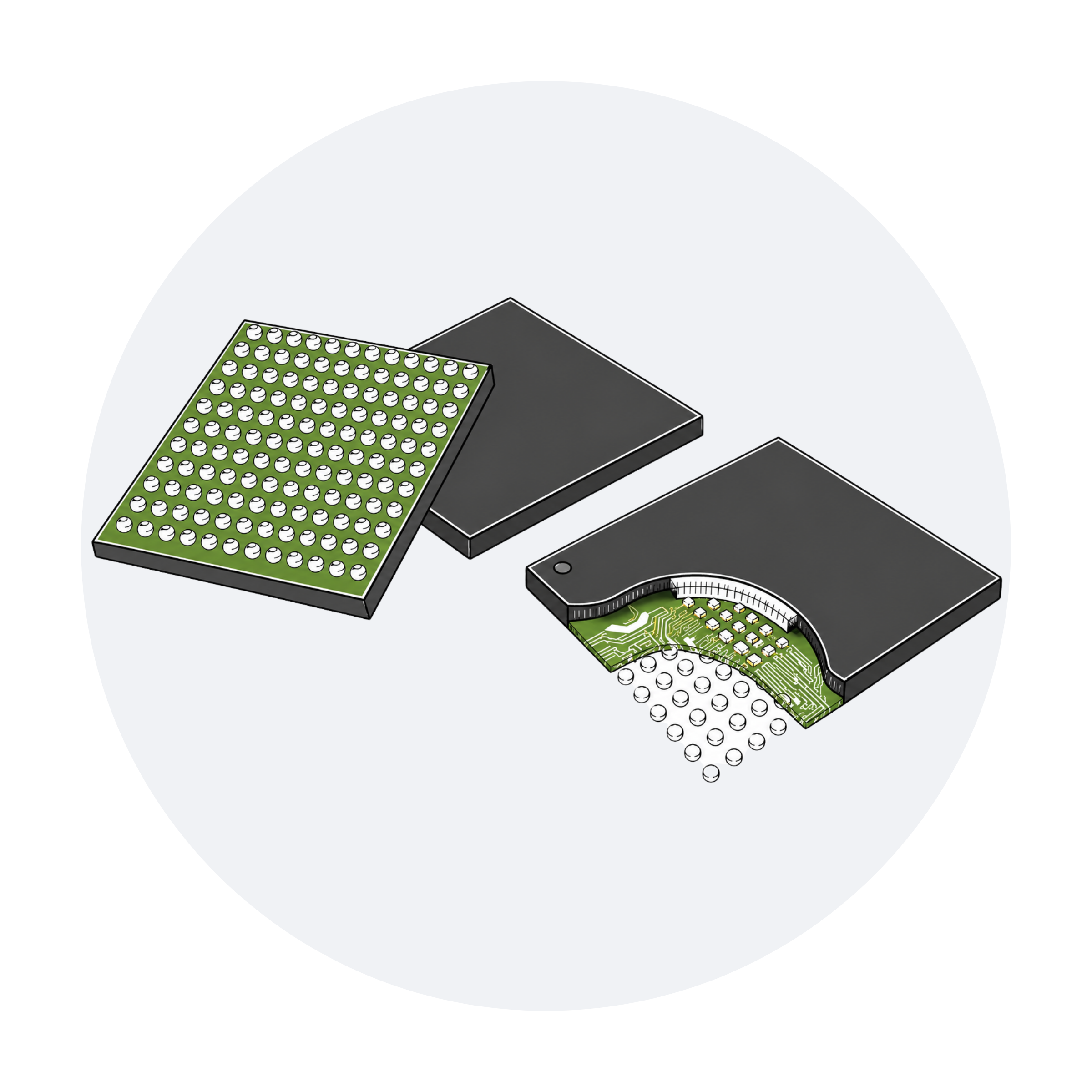 BGA and CSP Packages