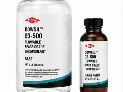 product photo of a Dow DOWSIL 93-500 Space Grade Encapsulant flowable kit, studio lighting on white background, 500x375