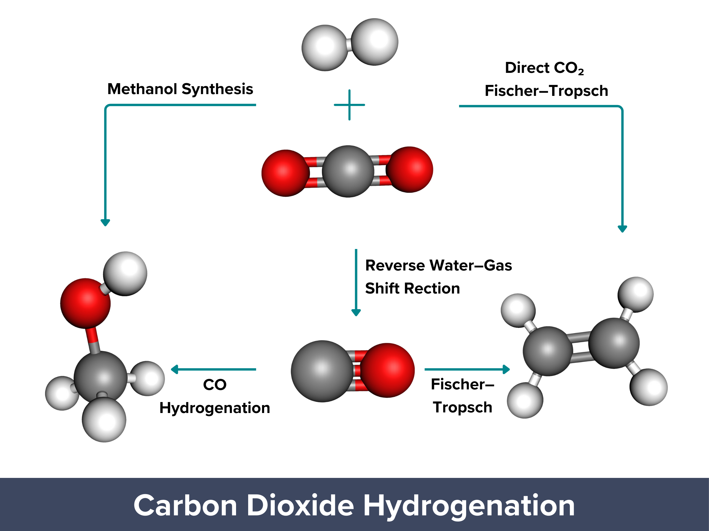 Carbon dioxide hydrogenation