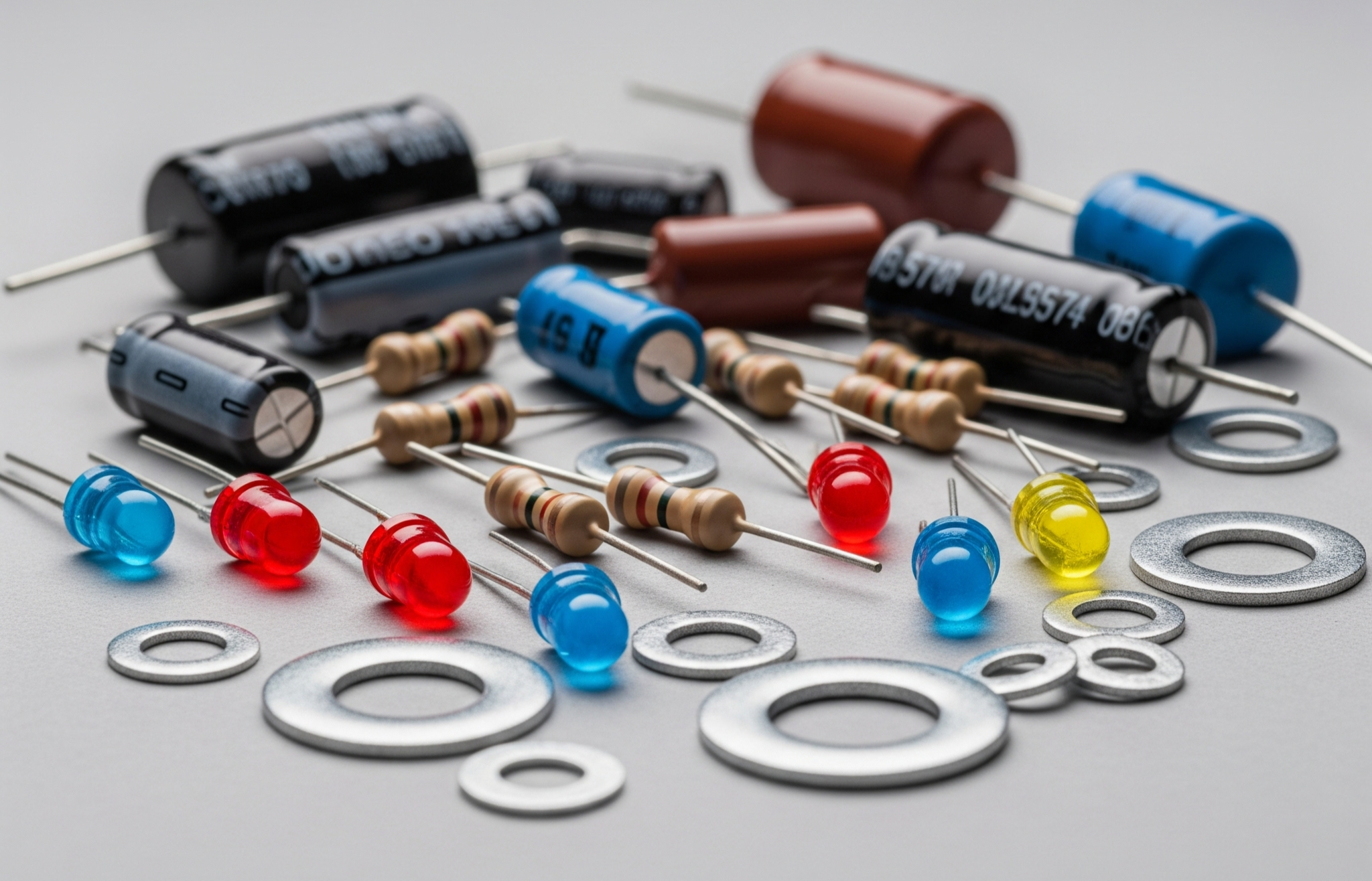 Components Gray Background