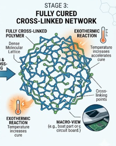 Epoxy Stage 3 Fully Cross-Linked Network