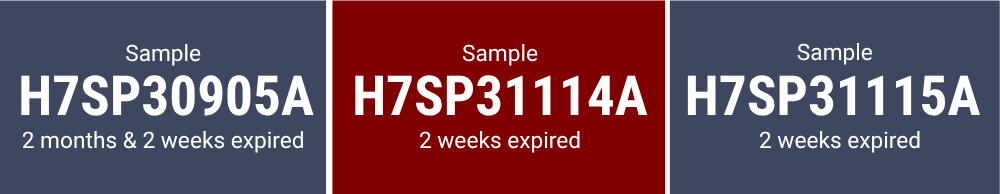 Identified Samples