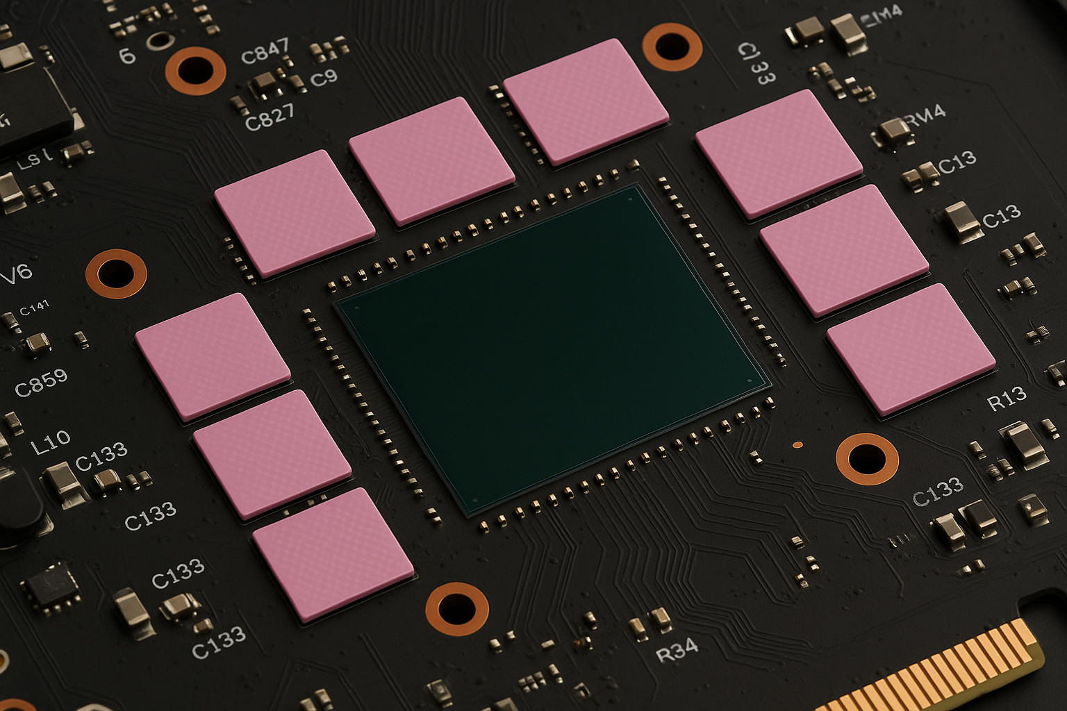 HGP12 pad installed on module